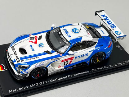 1:43 Spark SG526 Mercedes-AMG GT3 GetSpeed Performance Nurburgring 24H 6th 2019 #18
