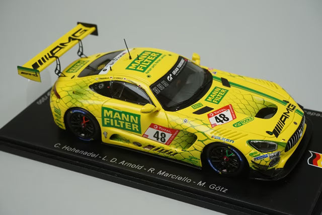 1:43 Spark SG550 Mercedes-AMG GT3 Team Mannfilter Nürburgring 24H 2019 #48