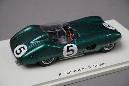 1:43 SPARK 43LM59 Aston Martin DBR 1 #5 Winner Le Mans 1959R.Salvadori C.Shelby model car