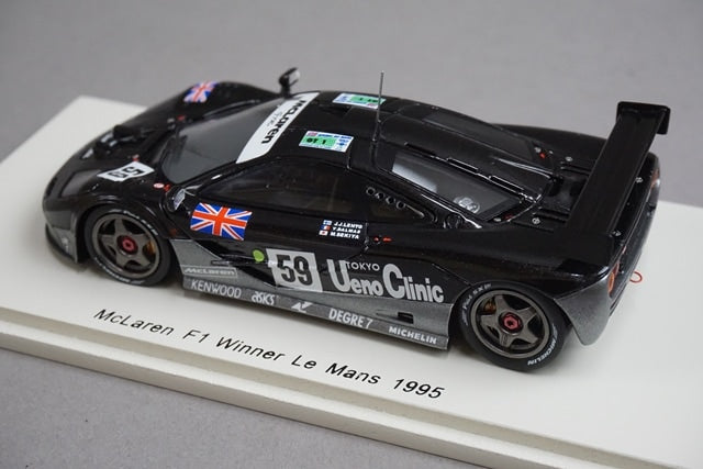 1:43 Spark 43LM95 McLaren F1 Le Mans Winner 1995 #59 model car