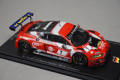 1:43 SPARK SG695 Audi R8 LMS GT3 Car Collection Motorsport 2nd Pro-AM class Nurburgring 24h 2020 #7