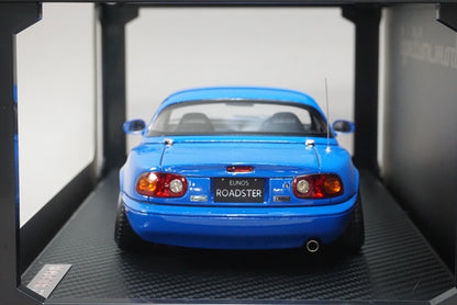 1:18 ignition model IG0668 Eunos Roadster NA Blue model car