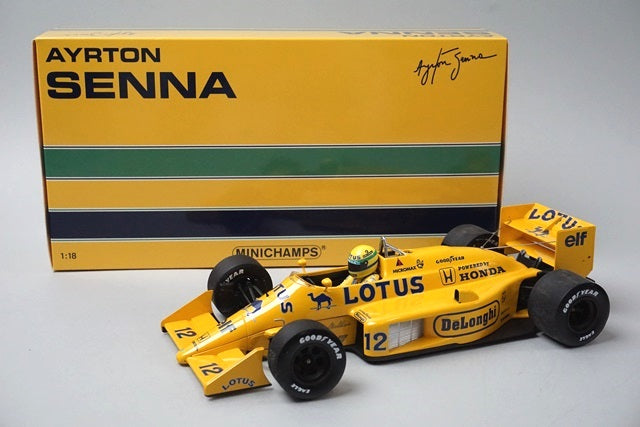 1:18 MINICHAMPS 540871812 Lotus Honda 99T A.Senna 1987 #12 model car