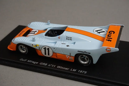 1:43 Spark 43LM75 Gulf Mirage GR8 Le Mans Winner 1975 #11 model car