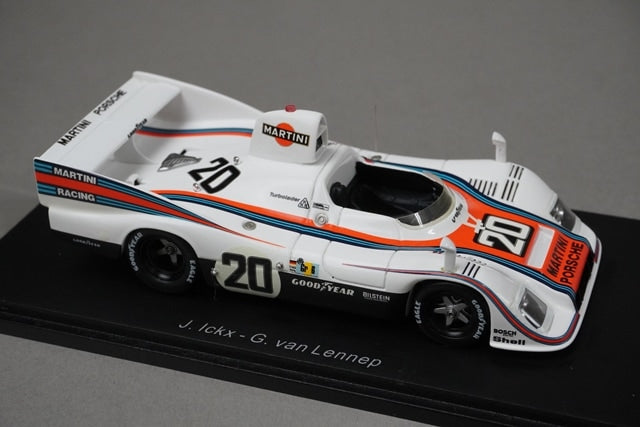 1:43 SPARK 43LM76 Porsche 936 Le Mans 1976 #20 Martini model car
