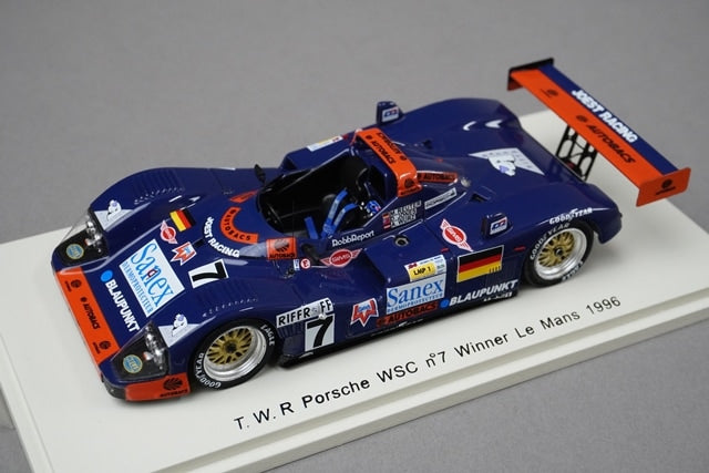1:43 SPARK 43LM96 T.W.R Porsche WSC Le Mans 24h 1996 #7 model car