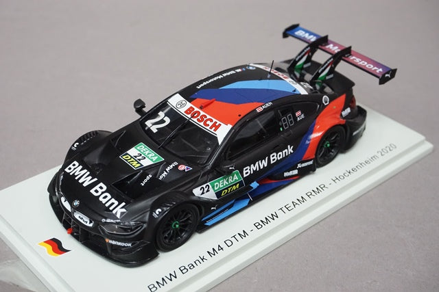 1:43 SPARK SG663 BMW Bank M4 DTM BMW TEAM RMR Hockenheim L.Auer 2020 #22