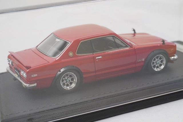 1:43 ignition model IG0222 Nissan Skyline 2000 GT-R KPGC10 Red