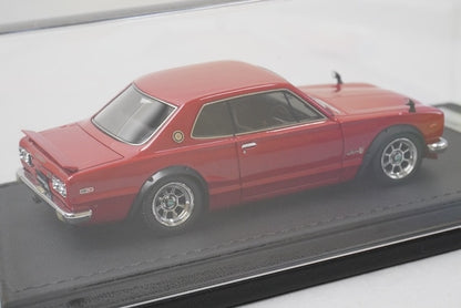 1:43 ignition model IG0222 Nissan Skyline 2000 GT-R KPGC10 Red
