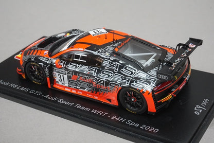 1:43 SPARK SB407 Audi R8 LMS GT3 Audi Sport Team WRT SPA 24h 2020 #31