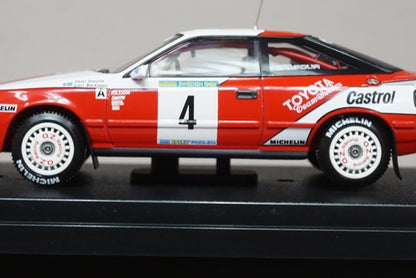 1:43 HPI 8146 Mirage Toyota Celica GT-Four Rally Sweden 1992 #4 model car