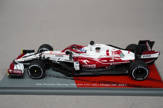 1:43 SPARK S7856 Alfa Romeo Racing ORLEN C41 Abu Dhabi GP 2021 #7 K.Raikkonen