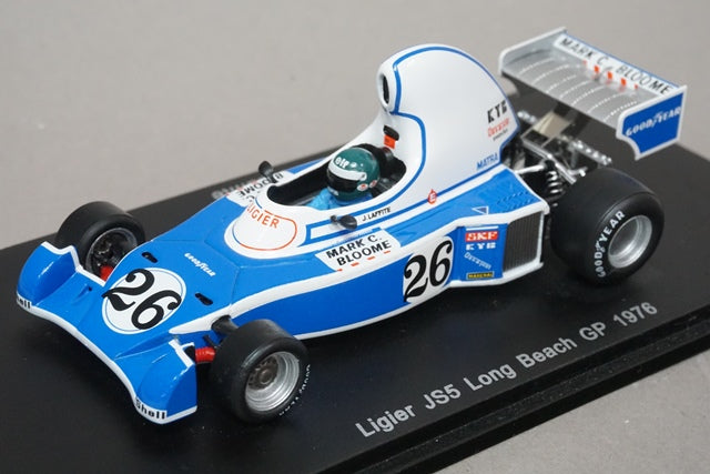 1:43 SPARK S1630 Ligier JS5 Long Beach GP 1976#26 J.Laffite