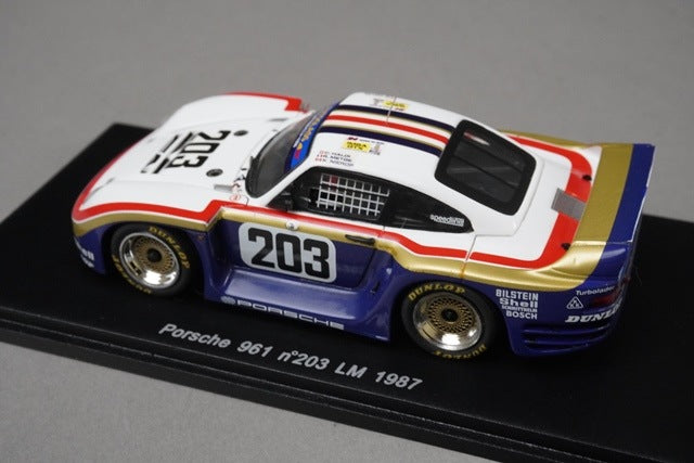 1:43 Spark S0961 Porsche 961 Le Mans 1987 #203 model car