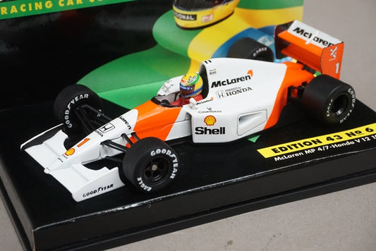 1:43 MINICHAMPS McLaren MP4/7 Honda V12 A.Senna 1992 #1 ASC No.6