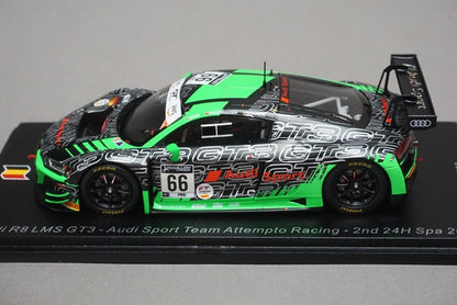 1:43 SPARK SB371 Audi R8 LMS GT3 24H SPA 2nd 2020 #66