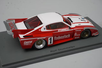 1:43 Spark S7701 Toyota Celica Turbo GR5 Hockenheim 1978 #1 R.Stommelen model car