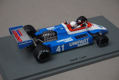 1:43 SPARK S5307 Ensign N180 Dutch GP 1980 #41 G.Reese model car