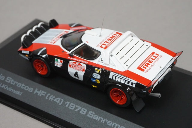 1:43 HPI 8071 Lancia Stratos HF 1978 Sanremo #4 model car