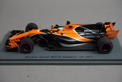 1:43 Spark S5040 McLaren Honda MCL32 Australian Grand Prix 2017 #14 F. Alonso model car