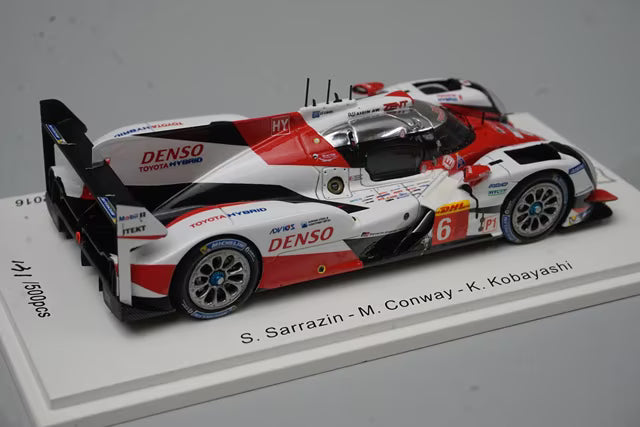 1:43 SPARK SJ046 Toyota TS050 Hybrid Gazoo Racing Fuji 6h 2016 Winner #6