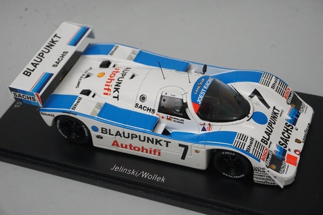 1:43 SPARK CA-WOL-10 Porsche 962 Sportwagen WM-1.Platz Dijon 1989 B.Wollek IN MEMORY OF Bob Wollek