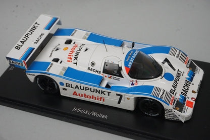 1:43 SPARK CA-WOL-10 Porsche 962 Sportwagen WM-1.Platz Dijon 1989 B.Wollek IN MEMORY OF Bob Wollek