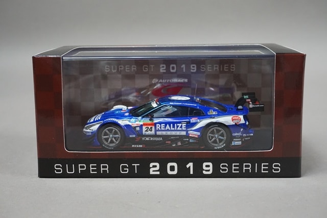 1:43 EBBRO 45717 Nissan REALIZE Corporation ADVAN GT-R Super GT GT500 2019 #24