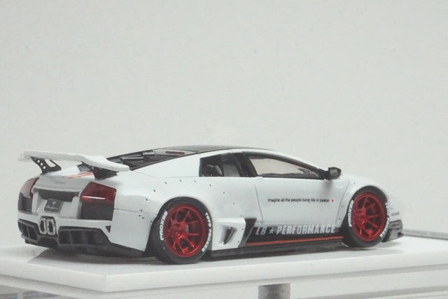 LB670-025 LB PERFORMANCE 1:64 LIBERTY WALK LB Works Murcielago LP670 White/Red