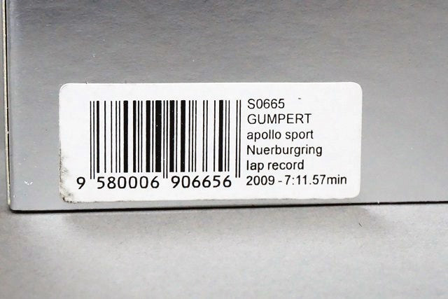 1:43 SPARK S0665 Gumpert Apollo Sport Nurburgring lap record 2009 - 7:11.57min