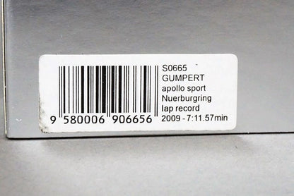 1:43 SPARK S0665 Gumpert Apollo Sport Nurburgring lap record 2009 - 7:11.57min