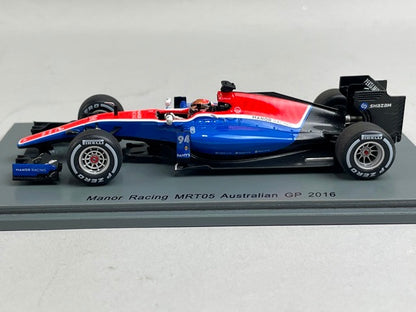 1:43 SPARK S5013 Manor Racing MRT05 Australia GP 2016 #94 P.Wehrlein model car