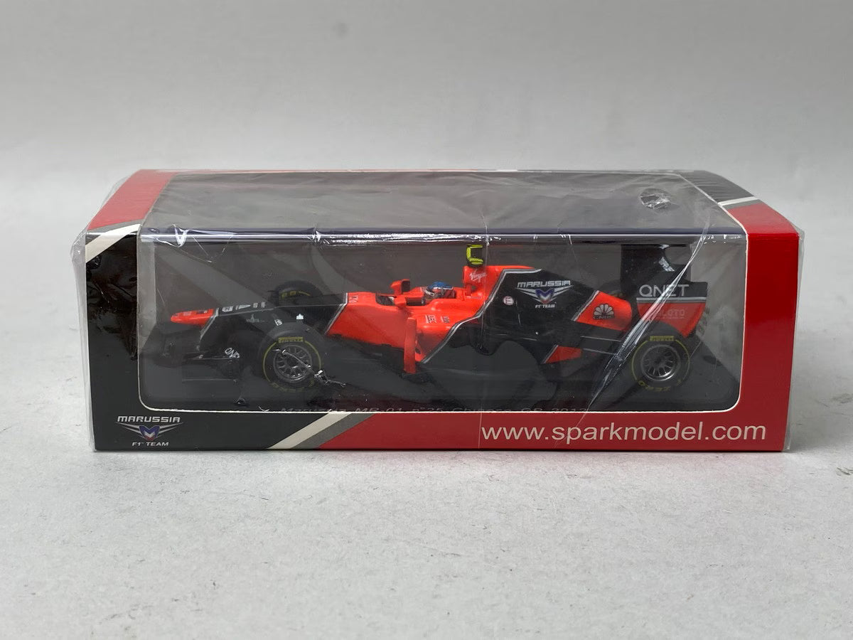 1:43 SPARK S3039 Marussia MR-01 China GP 2012 #25