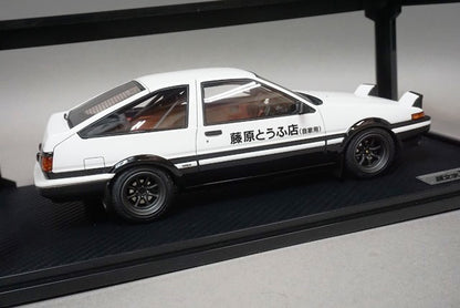 1:18 ignition model IG2871 Initial D Toyota Sprinter Trueno 3door GT Apex AE86 White Black