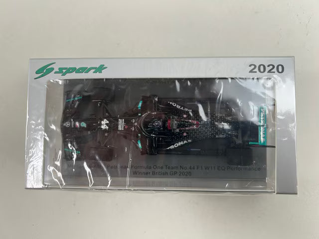 1:43 SPARK S6477 Mercedes AMG F1 W11 EQ Performance #44 Petronas F1 Team Winner Silverstone GP 2020 L.Hamilton