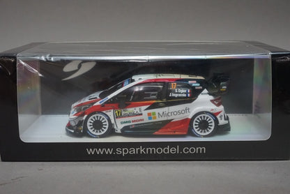 1:43 SPARK S6572 Toyota Yaris WRC #17 Winner Rally Monza 2020 Driver's Champion Sebastien Ogier