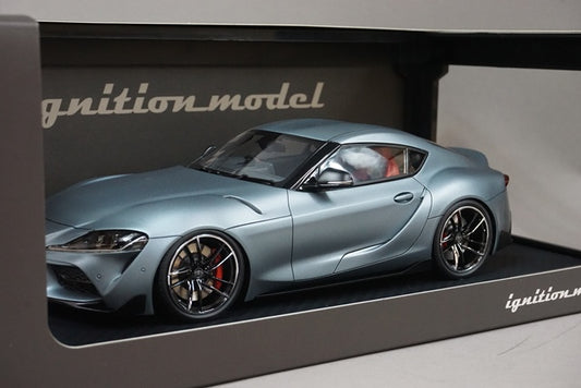 1:18 ignition model IG1891 Toyota GR Supra RZ (A90) Matte Storm Gray Metallic