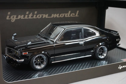 1:18 ignition model IG0701 Mazda Savanna S124A Black Watanabe-Wheel