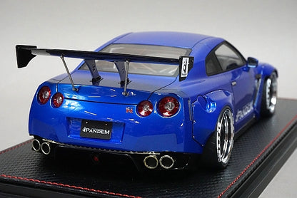 1:18 ignition model IG1001 PANDEM R35 GT-R Blue Metallic