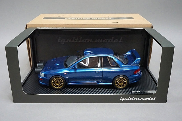 1:18 ignition model IG1636 Subaru Impreza 22B-STi Version (GC8 Kai) Blue Light Pods