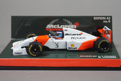 1:43 MINICHAMPS 530944307 McLaren MP 4/9 Peugeot Mika Hakkinen #7