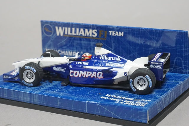 1:43 MINICHAMPS 400010006 Williams F1 BMW FW23 J.P.Montoya #6 White / Blue