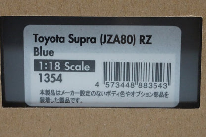 1:18 ignition model IG1354 Toyota Supra JZA80 RZ Blue model car