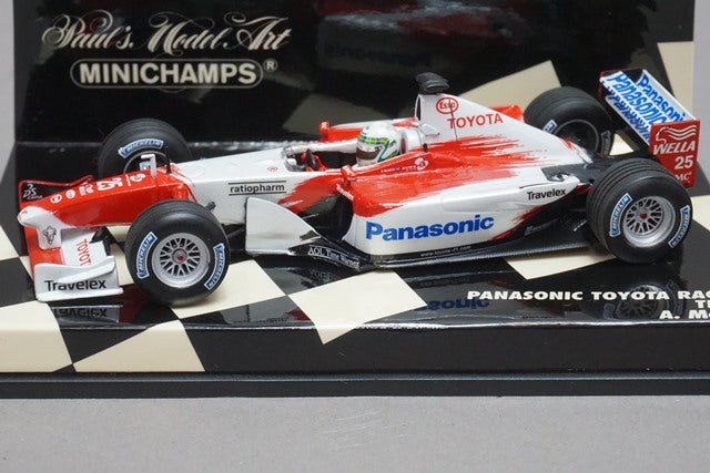 1:43 MINICHAMPS 400020025 Panasonic Toyota F1 Racing TF102 A.McNish #25 avex decal