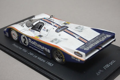 1:43 SPARK Porsche 956 24h LM 1983 model cars