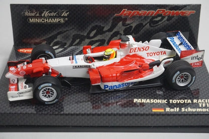 1:43 MINICHAMPS 403050117 KYOSHO Panasonic Toyota Racing TF105 R. Schumacher #17 model car