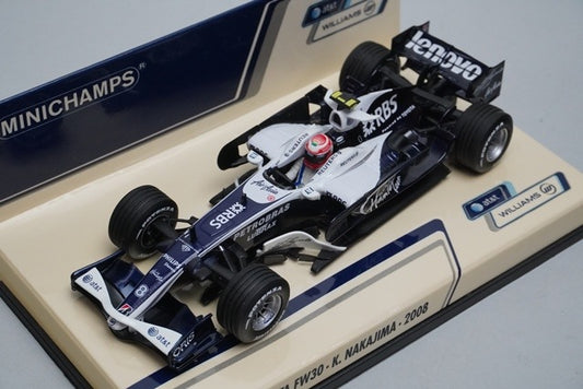 1:43 MINICHAMPS 400080008 AT&T Williams Toyota FW30 2008 Kazuki Nakajima #8
