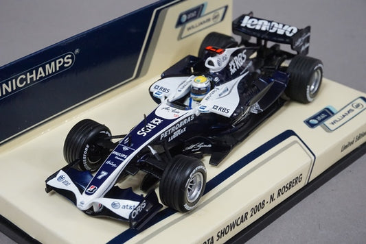 1:43 MINICHAMPS 400080077 AT&T Williams Toyota Show Car 2008 N. Rosberg #8