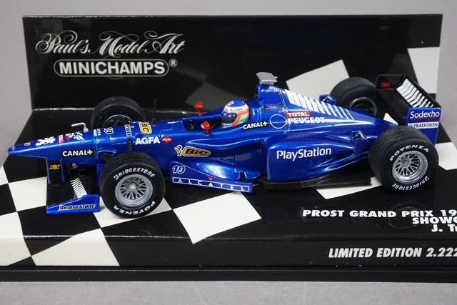 1:43 MINICHAMPS 430990089 Prost Grand Prix Show Car 1999 J.True #19