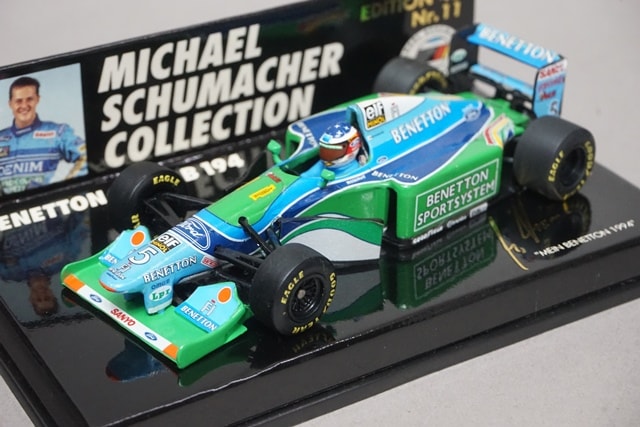 1:43 MINICHAMPS 510944305 Benetton Ford B194 #5 M. Schumacher MSC No.11 model car